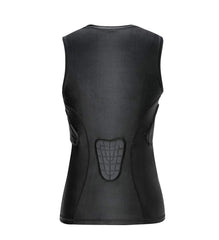TUOYR side profile worn by youth athlete showing non-restrictive movement benefit