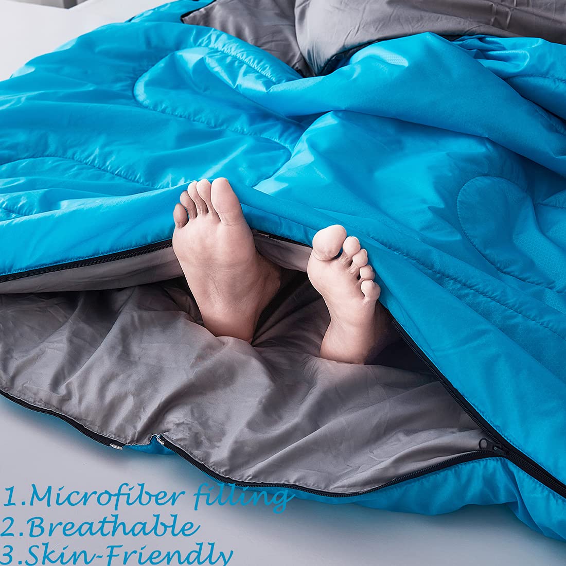 tuphen microfiber interior detail highlighting soft lining and insulating fill for cozy nights