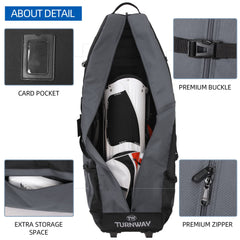 TurnWay folded in car trunk for compact storage convenience