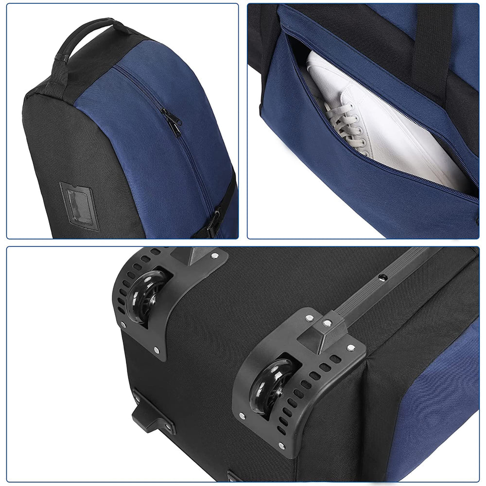 TurnWay zipper and pocket close-up showing organized accessory storage