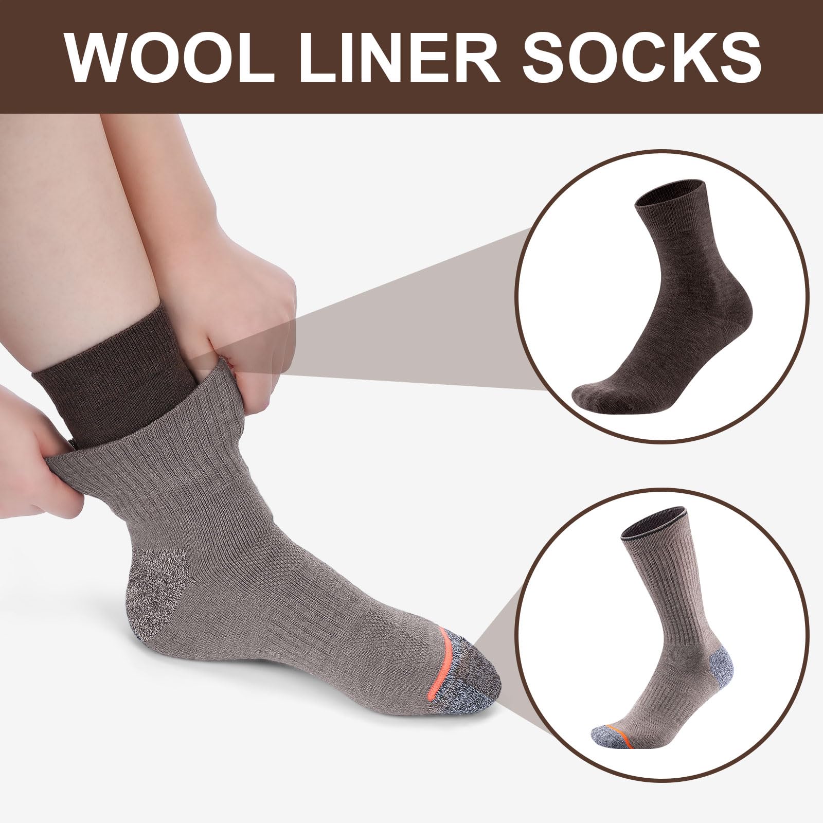 Twistover outer sock detail highlighting flat toe seam for reduced irritation