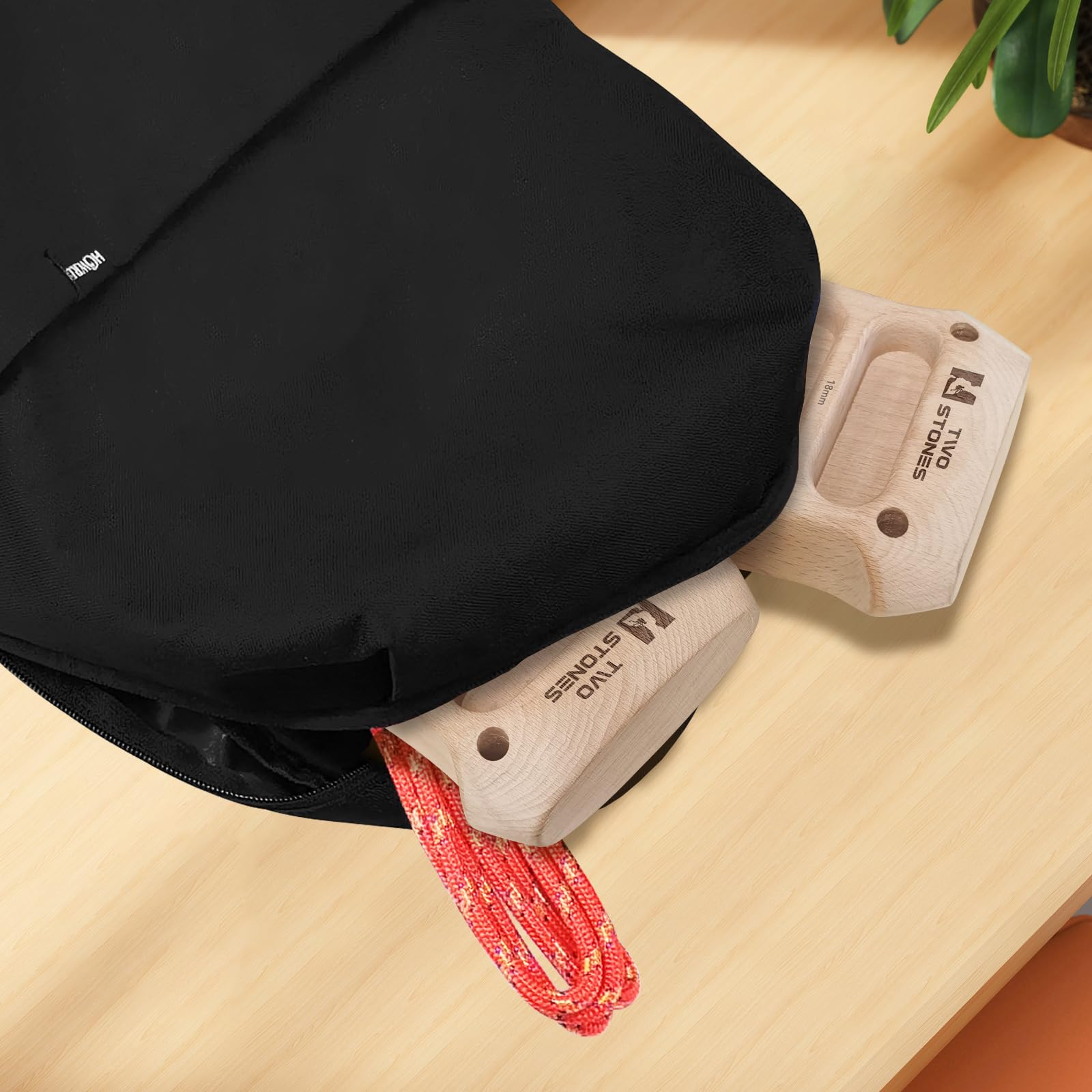 TWO STONES packaged as gift in lifestyle scene, thoughtful climber present benefit