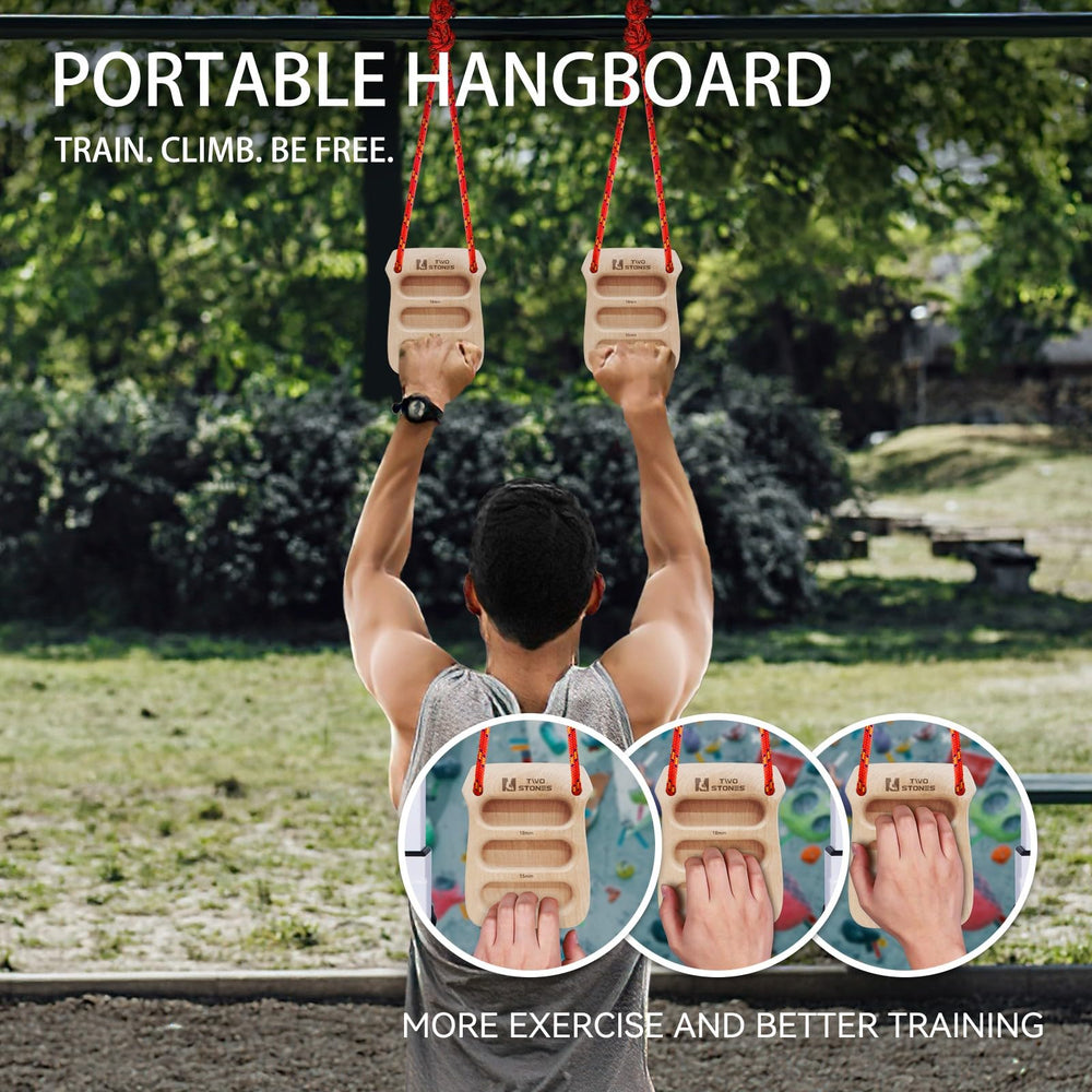 TWO STONES held in hand showing scale and portability, travel-ready benefit