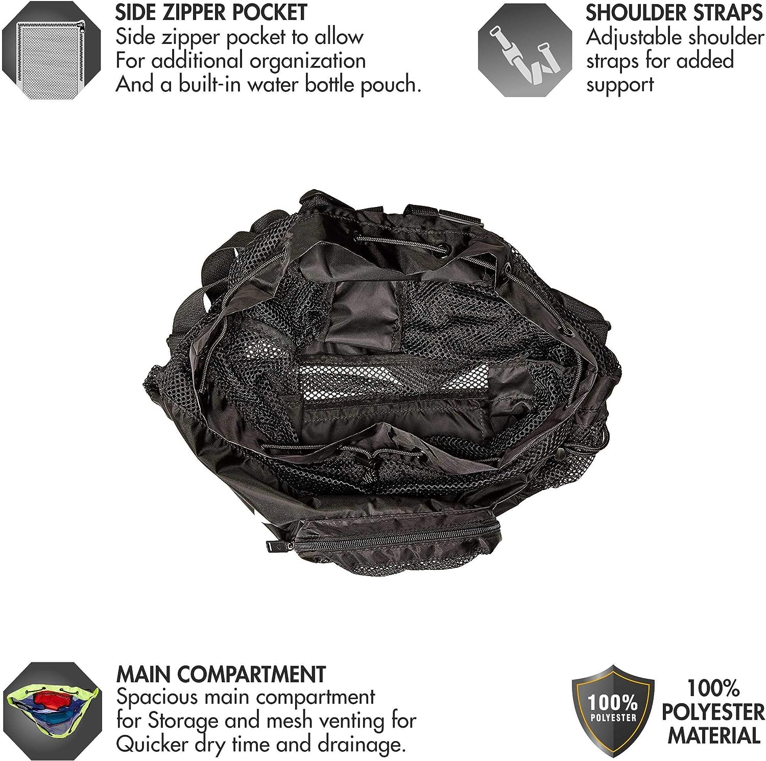 TYR close-up of breathable mesh detail highlighting ventilation and faster drying benefits