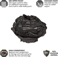 TYR close-up of breathable mesh detail highlighting ventilation and faster drying benefits