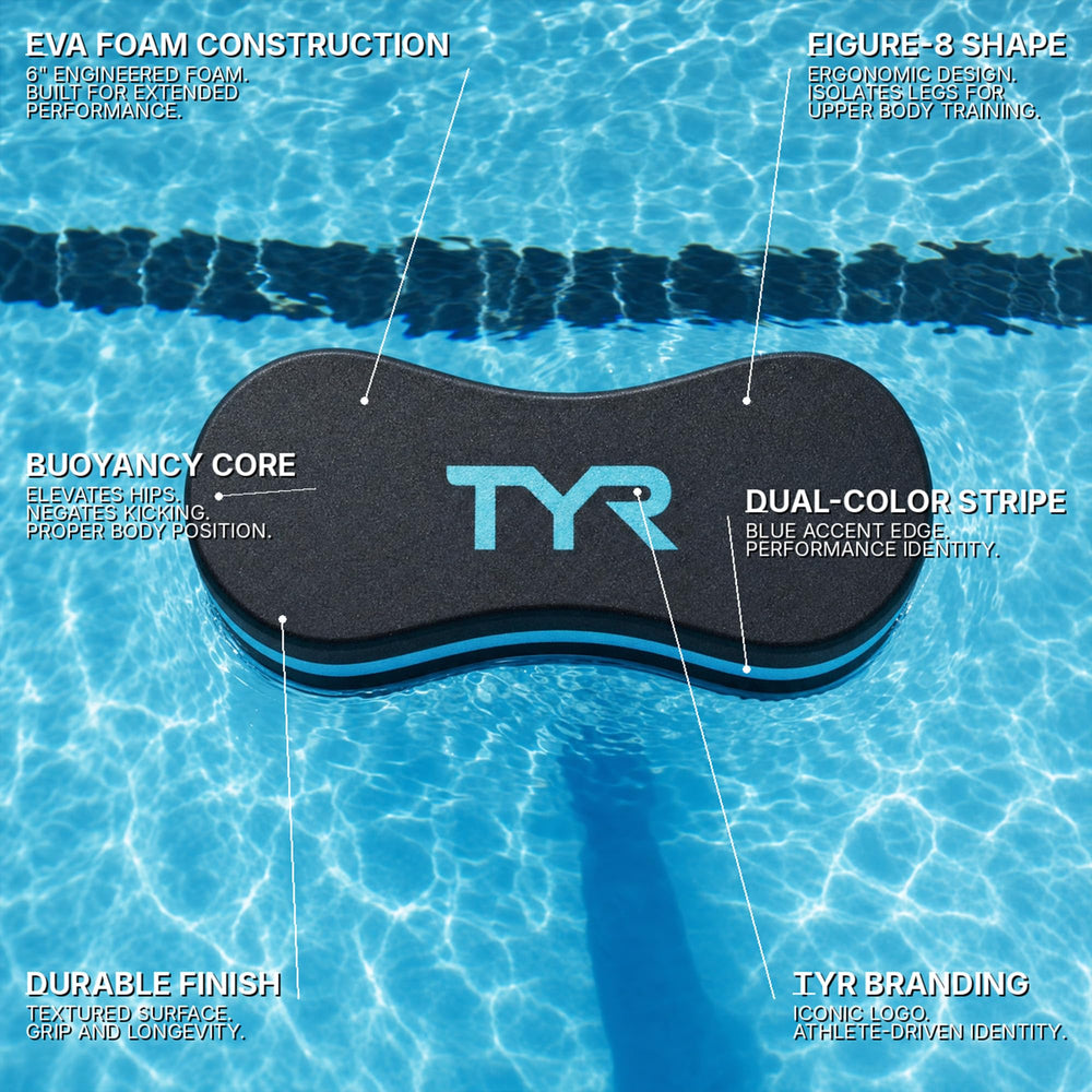 TYR pull float close texture shot showing durable foam and long-lasting feel