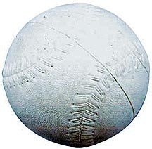 U. S. Toy mini foam baseballs front pack view showing size and safe soft design
