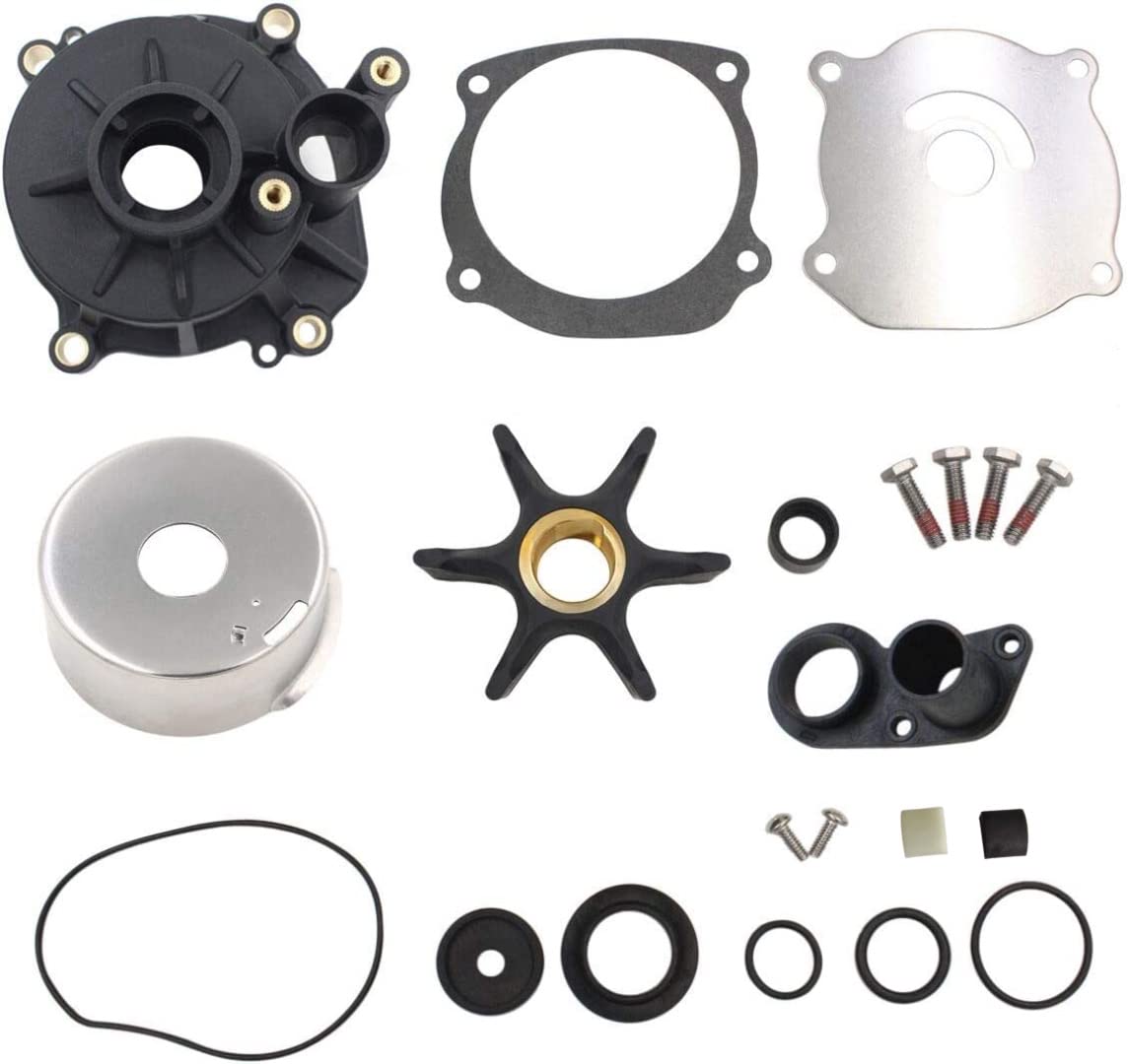 UANOFCN front view of complete pump housing kit showing all included parts for easy identification and convenience