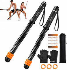 UBeesize front view of ropeless battle rope kit showing complete set and portability benefit