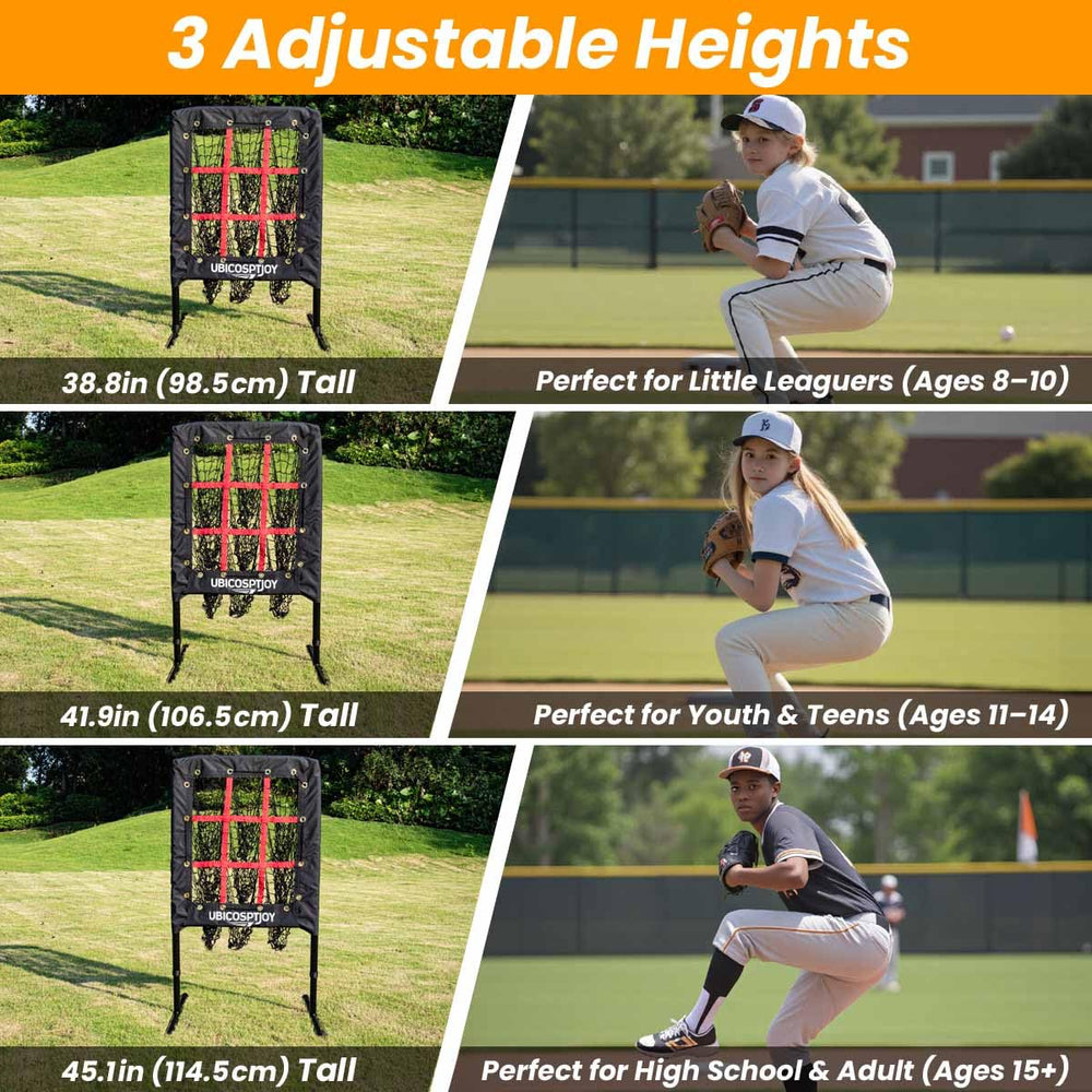 UbiCoSptJoy side angle displaying angled legs and stakes for superior stability benefit