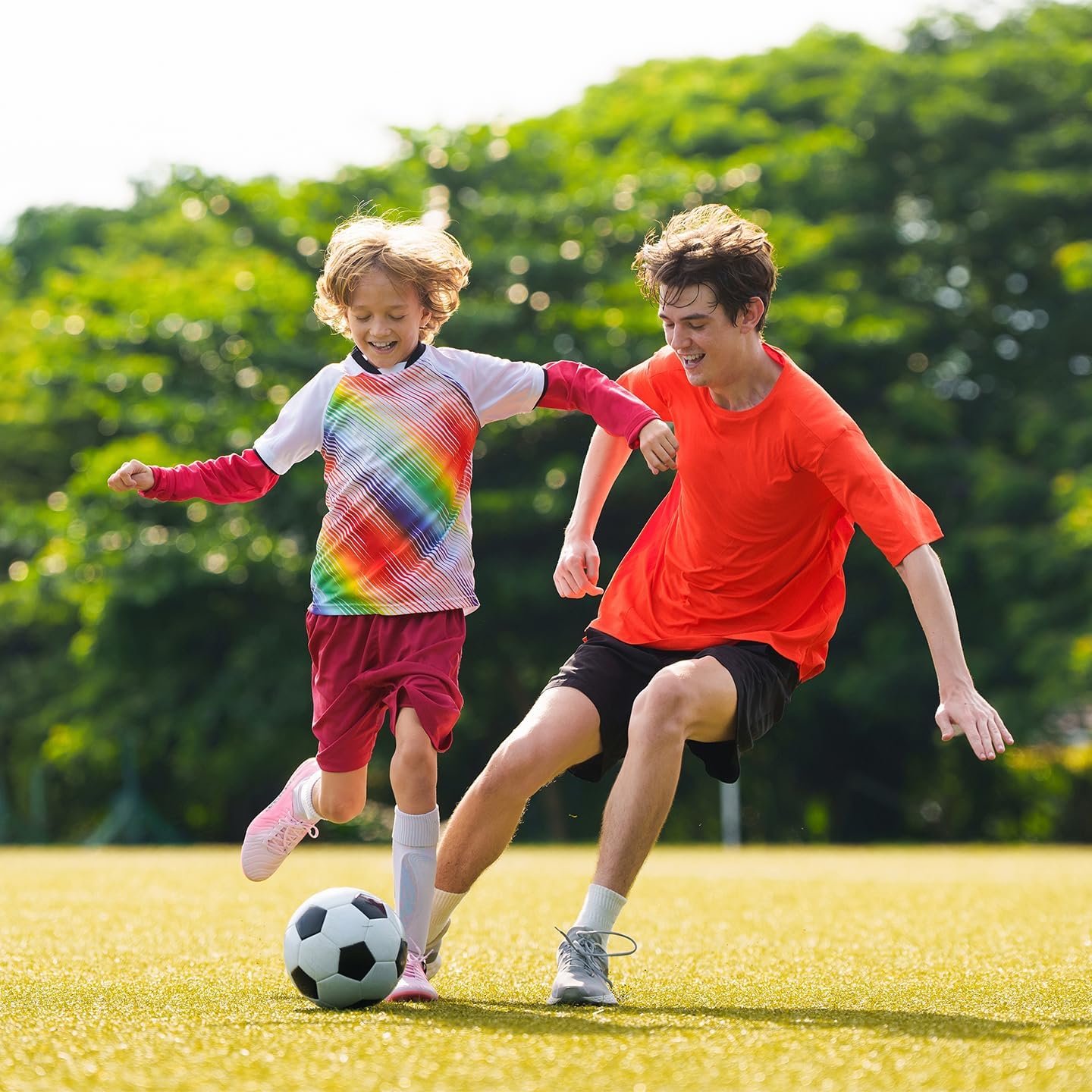 U&C Planet balls on park grass during practice, ideal for family or team drills