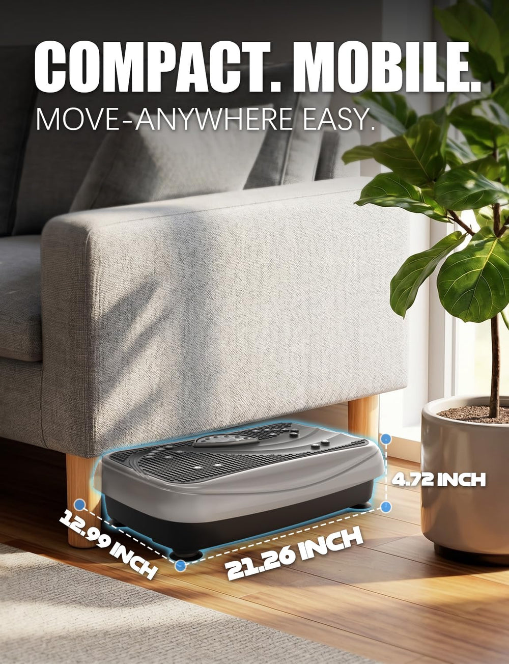 UCIN lifestyle shot in bedroom home gym showing convenient everyday use benefit