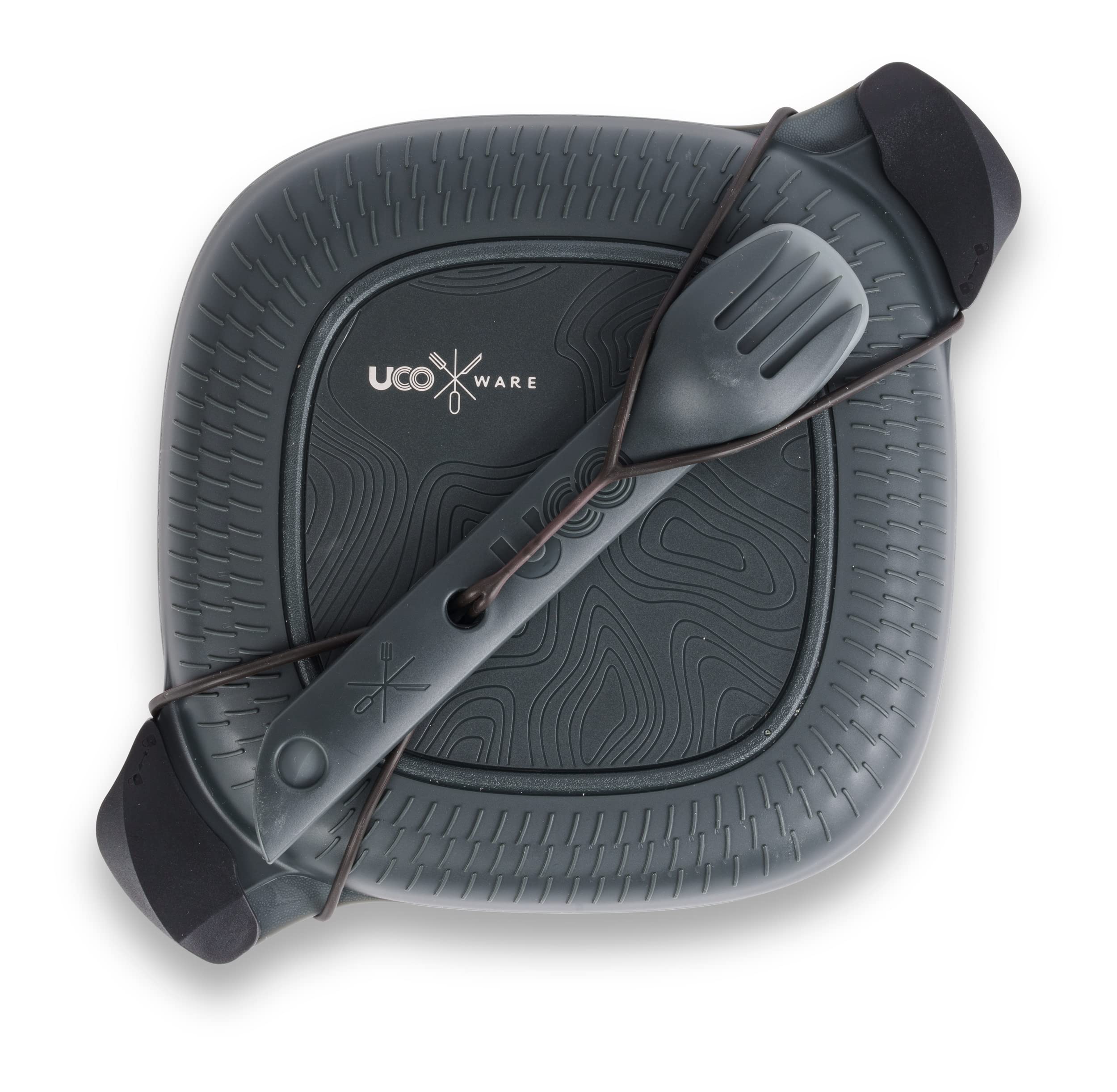 UCO front view of mess kit showing compact packed set and brand benefit