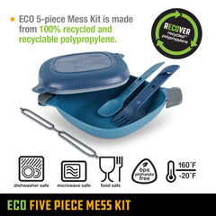 UCO plate and bowl snapped together forming airtight seal for tidy packing