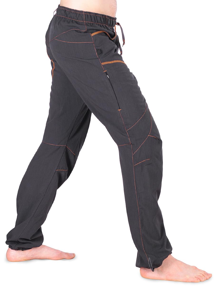 Ucraft front view graphite pants showing slim fit and versatility benefit