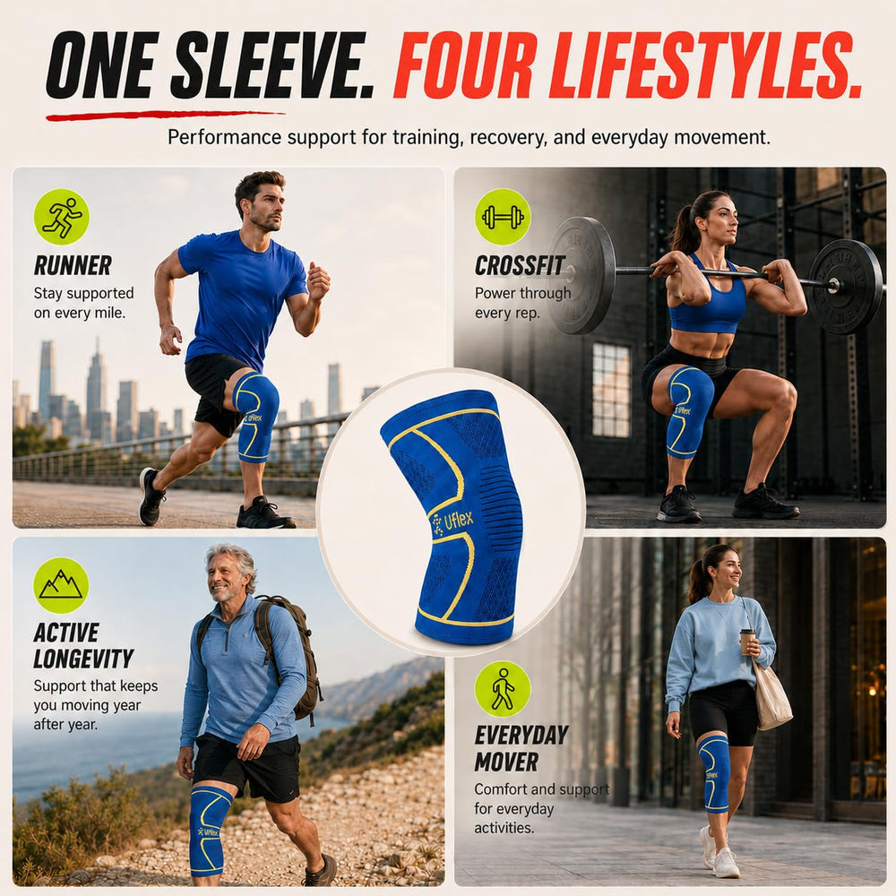 UFlex Athletics fabric texture closeup highlighting breathable stretch and comfort