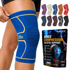 UFlex Athletics front packaging showing BlueGold sleeve and key features
