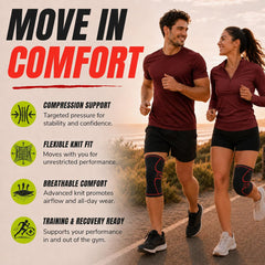 UFlex Athletics side profile showing sleeve flexibility and joint motion benefit