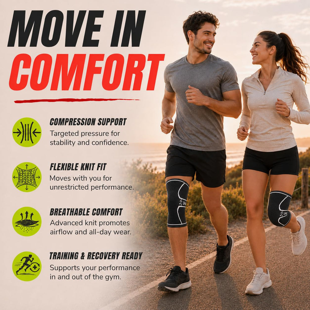 UFlex Athletics close-up knit texture highlighting breathable fabric and comfort