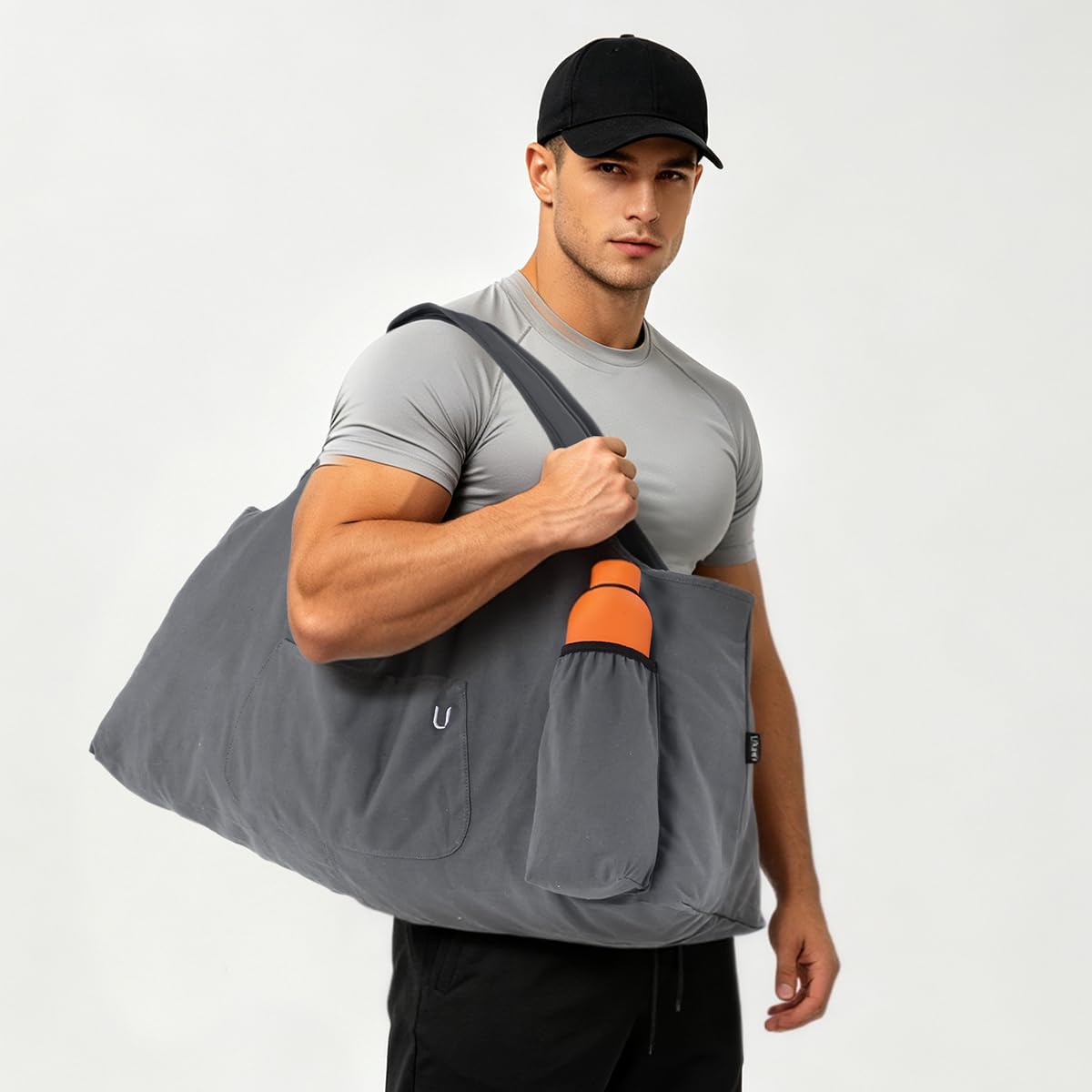 Uhawi in use with two mats and blocks showing multi-item carrying ability