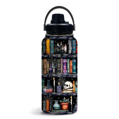 Uibunoo front view of book bottle showing cover design and portability benefit