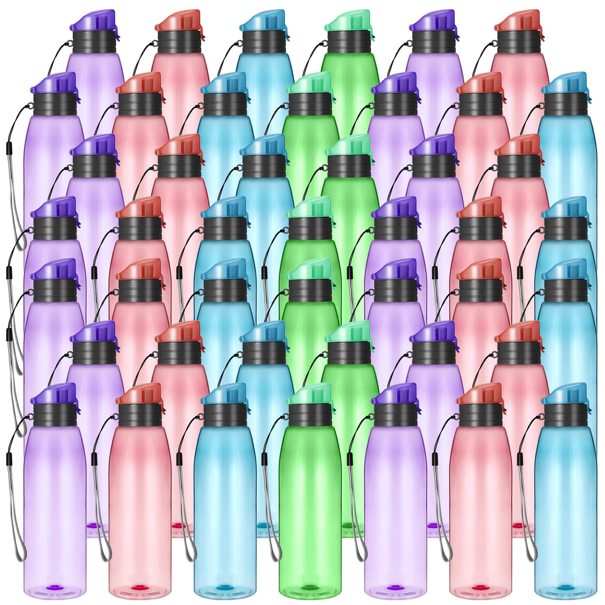 Uiifan front view of 50-pack bottles showing bright colors and quantity benefit
