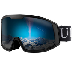 Ukoly front view of goggles showing secure fit and clear field of vision