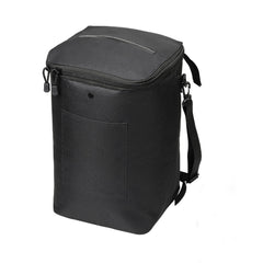 ULITECO front view of boat trash can showing compact shape and lid benefit