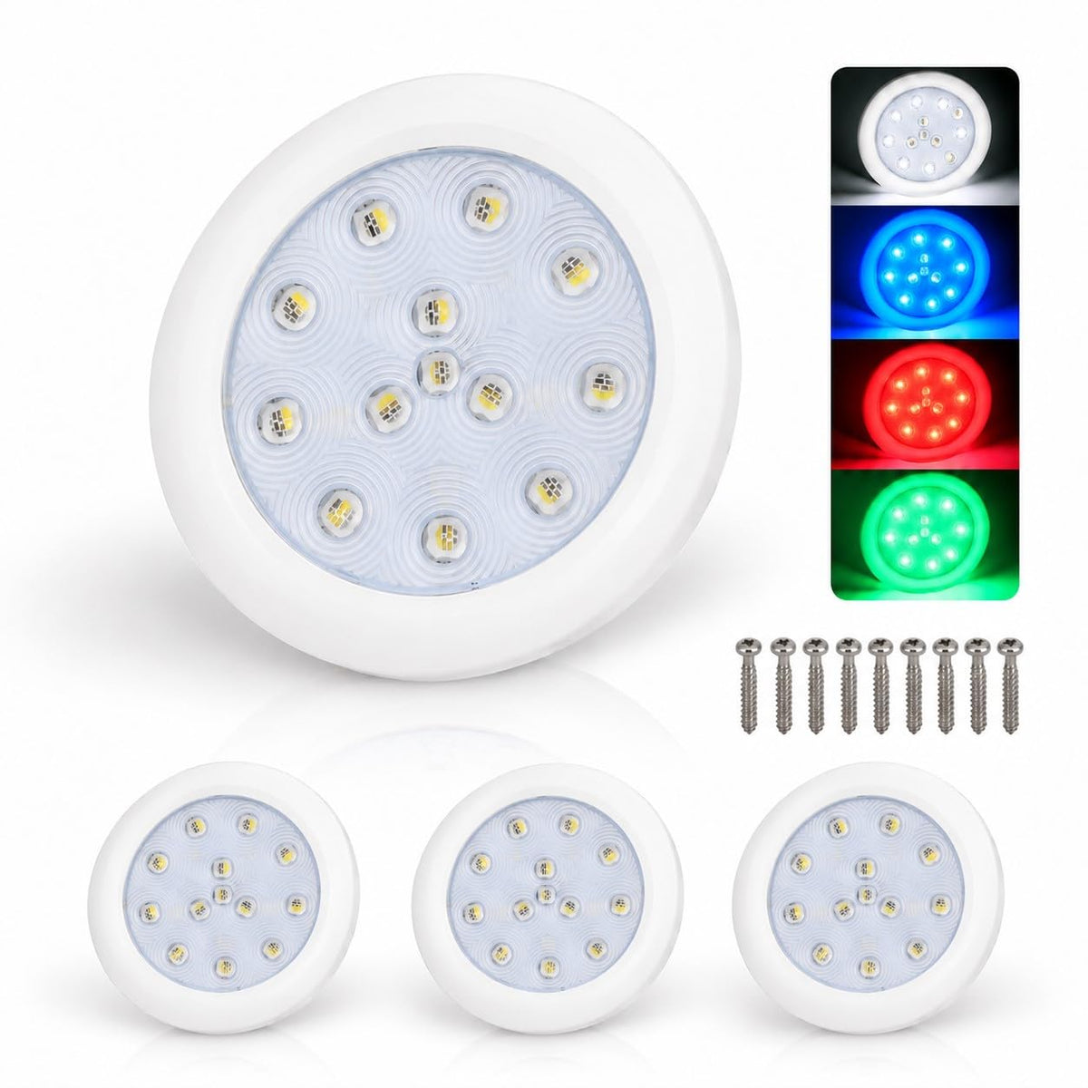 ULITECO front-facing cabin light showing clean bezel and bright output
