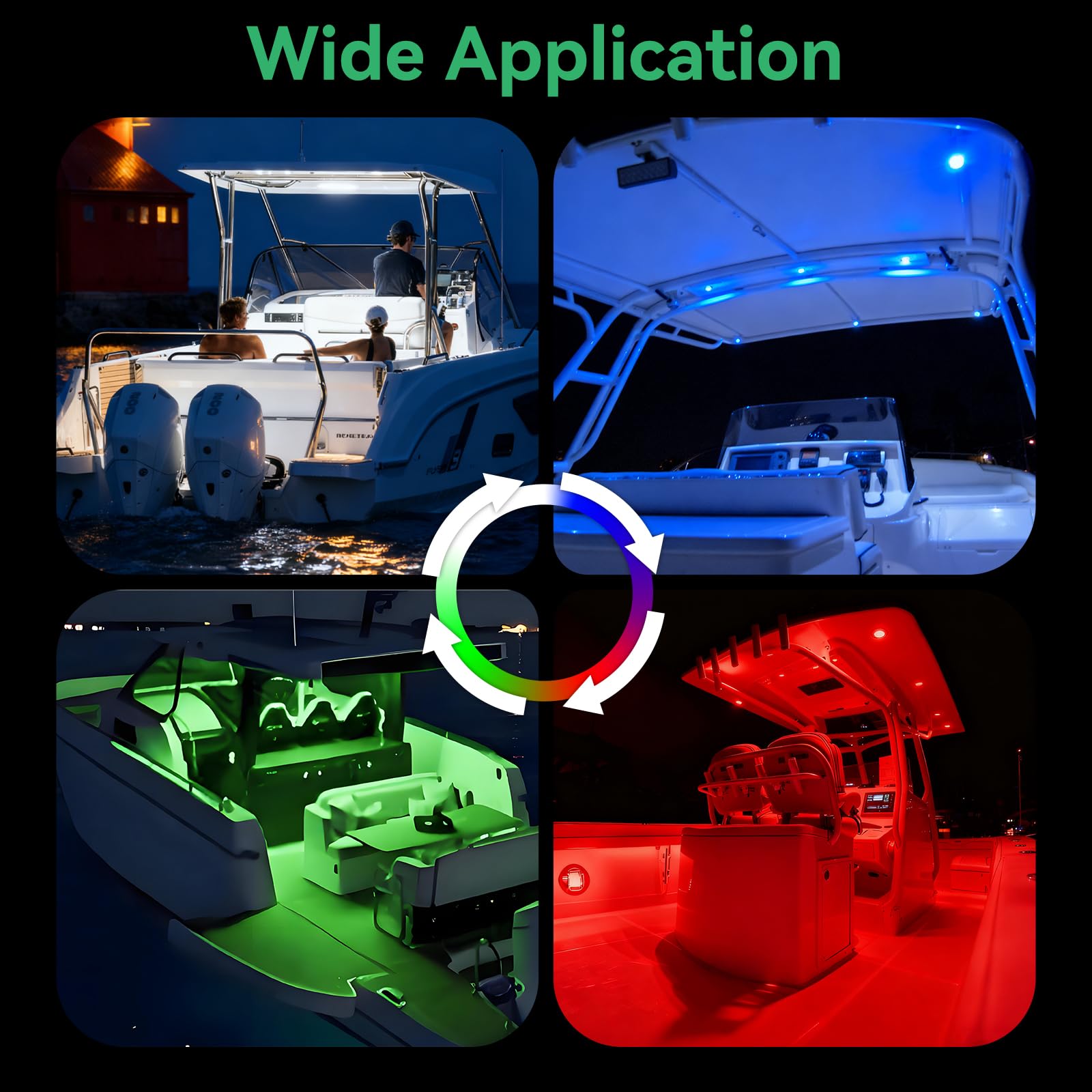 ULITECO mounted on boat deck illustrating low-profile installation benefit