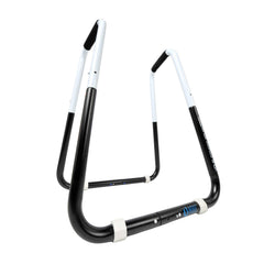 Ultimate Body Press full front view showing stable frame and compact footprint benefit portability