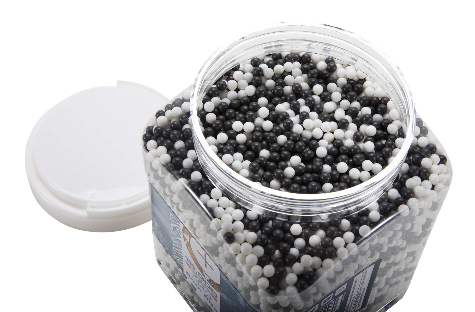 Umarex close-up of polished 6mm BB surface benefit: smooth feeding and low friction