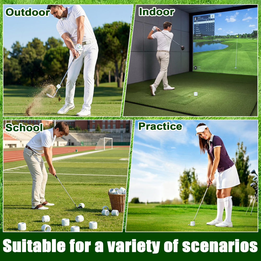 UMMNPR ball beside tee showing size and controlled flight