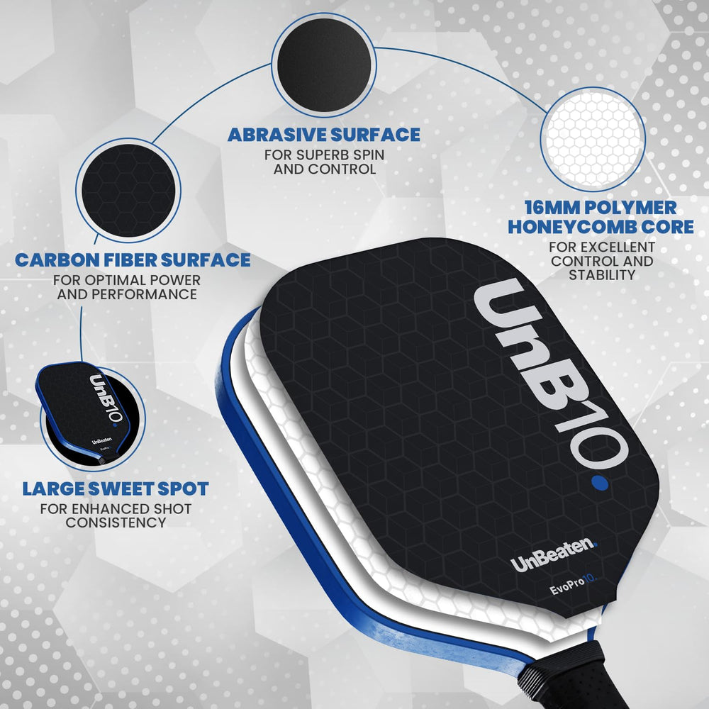 UNB10 paddle back detail highlighting thermoformed unibody construction for durability
