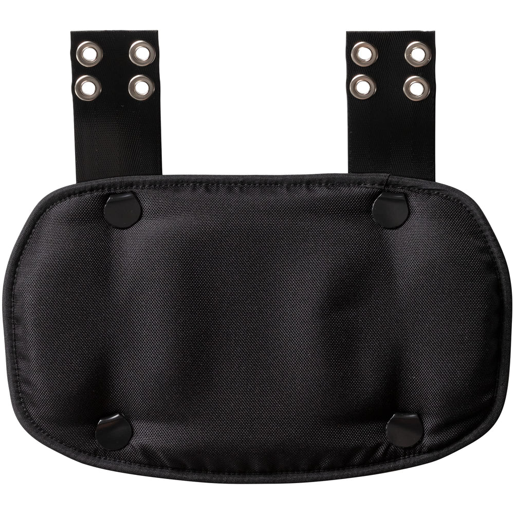 Under Armour back plate on youth player demonstrating mobility and ventilation