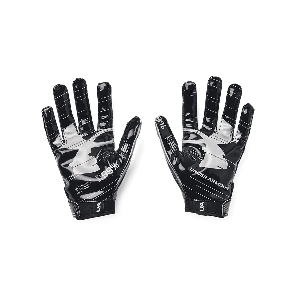 Under Armour F8 palm close-up highlighting UA GlueGrip tack for better catches