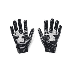 Under Armour F8 palm close-up highlighting UA GlueGrip tack for better catches