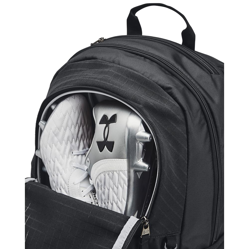 Under Armour front valuables pocket open for secure small-item storage