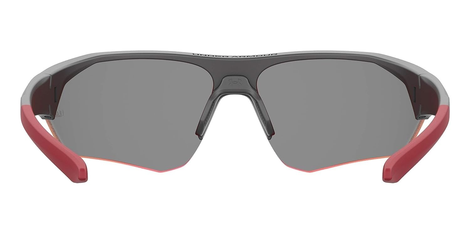 Under Armour adjustable rubber nose pads close-up showing grip and comfort benefit