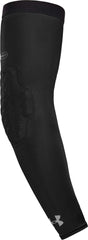 Under Armour padded compression sleeve worn on arm showing fit and mobility benefit