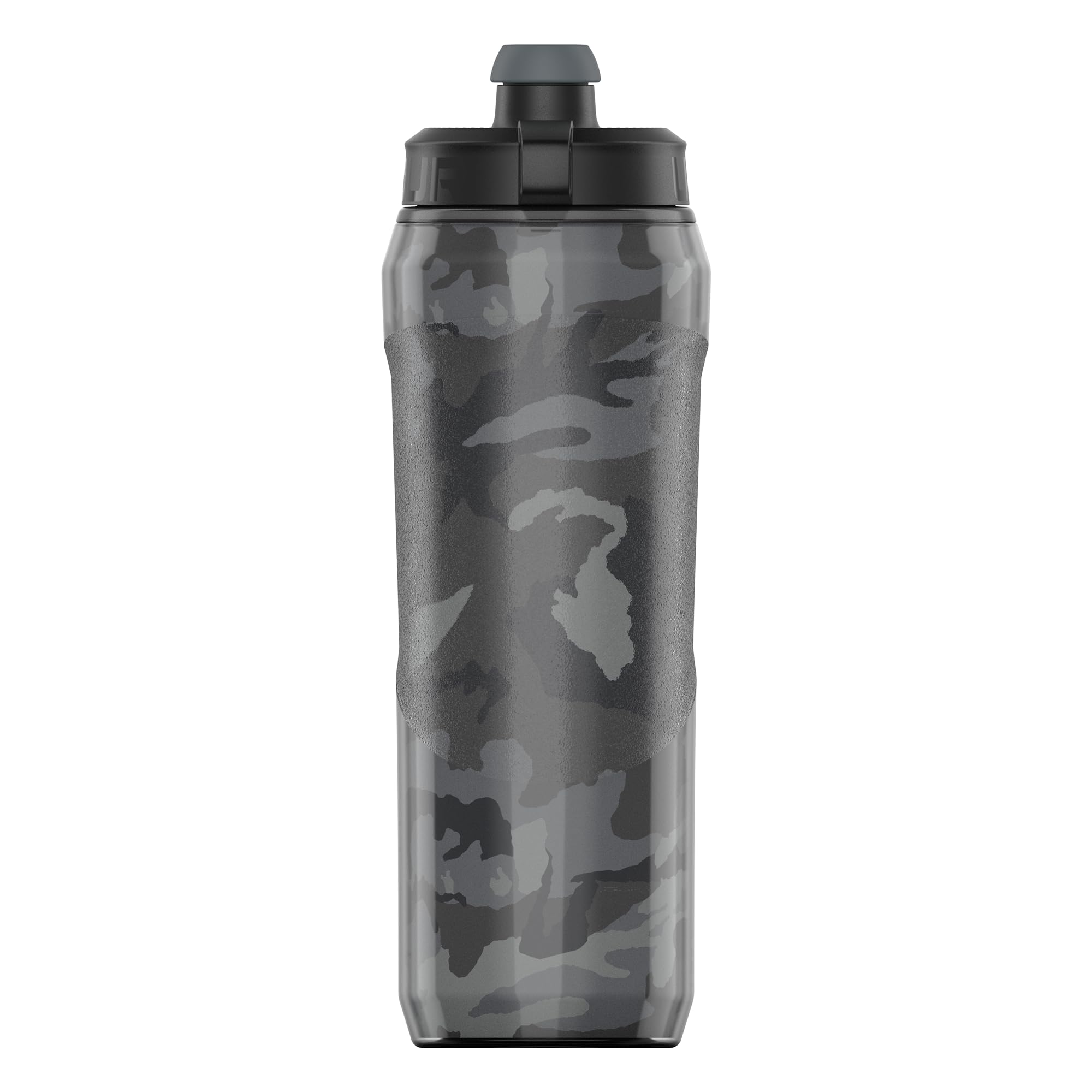 Under Armour Playmaker open cap in use demonstrating protected spout and hygienic design