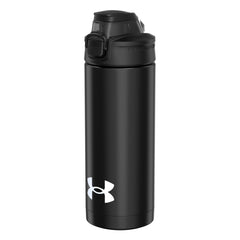 Under Armour Protege 2 front view showing sleek black finish and logo, durable design benefit