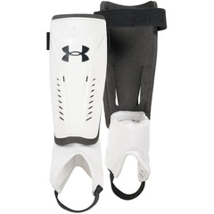 Under Armour UA Challenge shin guard front view showing hard-shell protection benefit