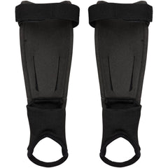 Under Armour shin guard worn by youth player demonstrating ankle disc protection