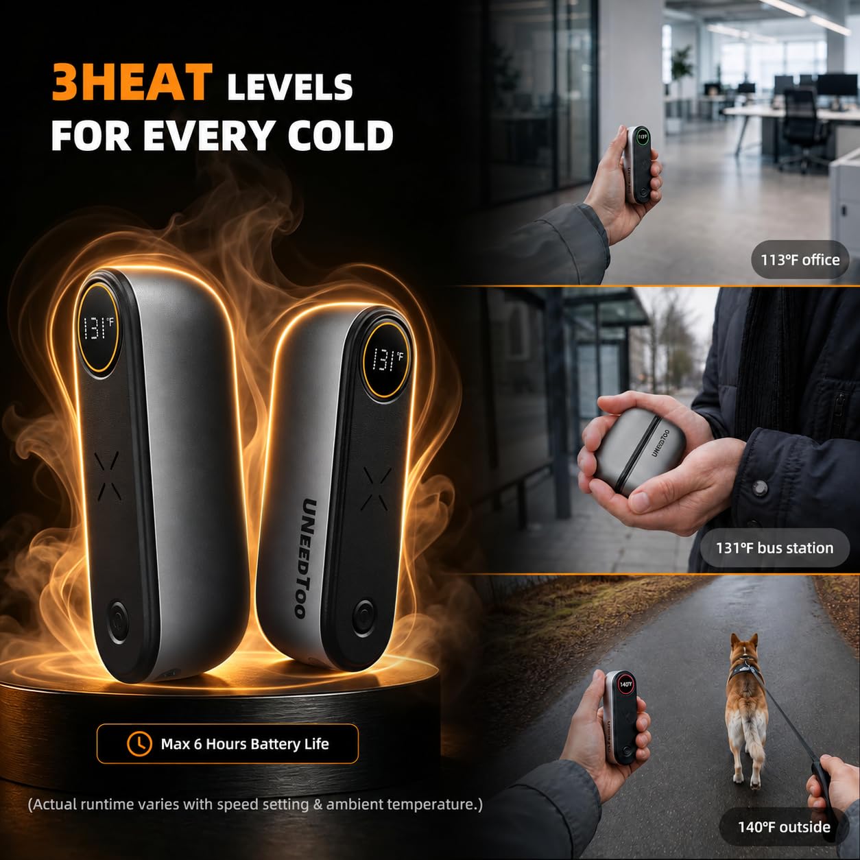 UNEEDTOO dual-head USB cable and connectors, enables simultaneous charging