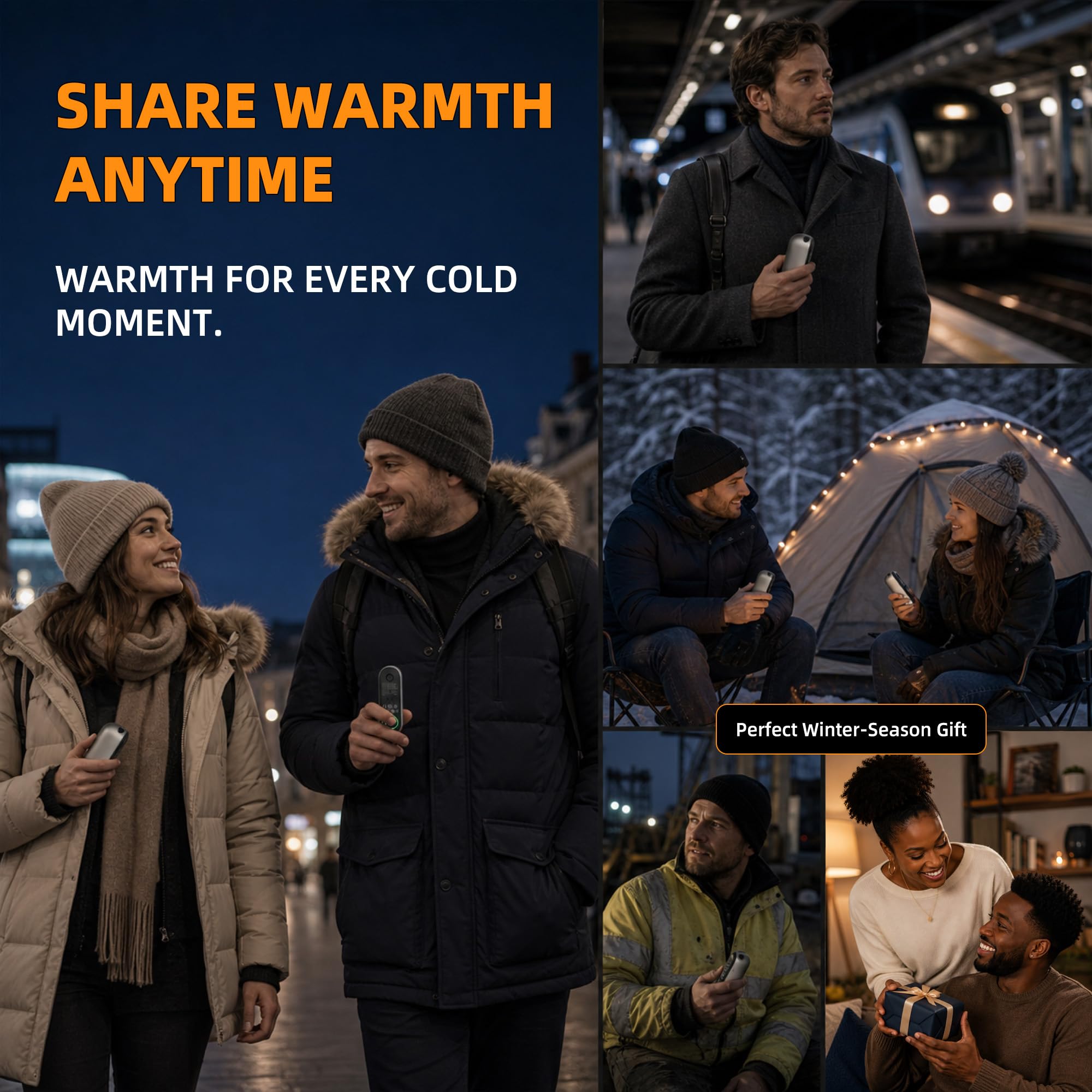 UNEEDTOO warmers held in hand, demonstrates ergonomic grip and comfort