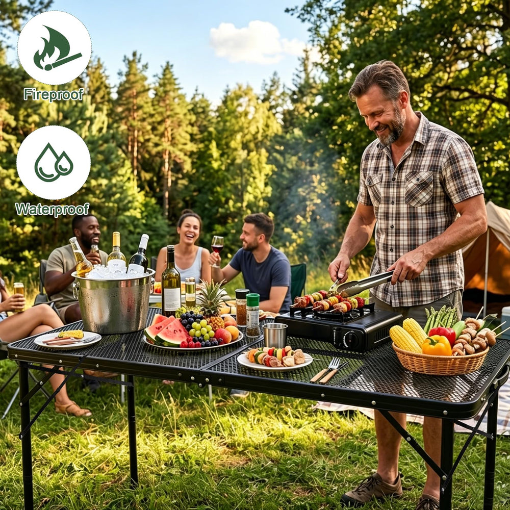UNIFER iron tabletop close-up highlighting heat-resistant textured surface