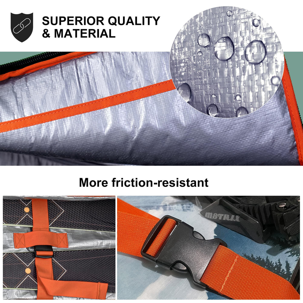 Unigear zippered accessory pocket with gloves and goggles for quick access