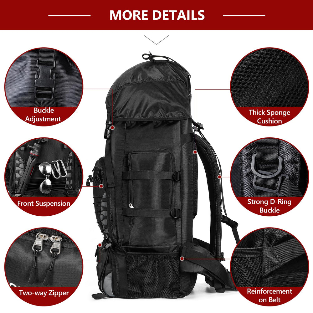 Unineovo bottom compartment open displaying dedicated shoe pocket to separate footwear from clothes