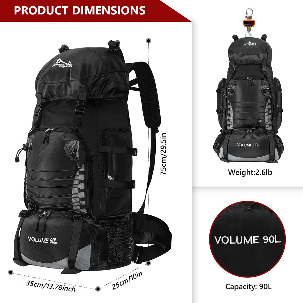 Unineovo worn by hiker on trail demonstrating ergonomic fit, load stability and comfort